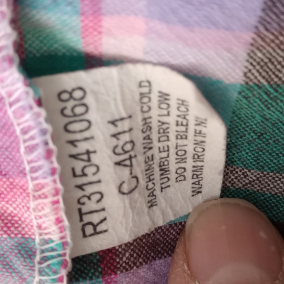 Rockies Western Wear size small plaid shirt - Picture 3 of 5